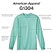 American Apparel Unisex Long Sleeve Tee, Style G1304, 2-Pack, White (2-Pack), Large