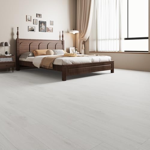 GreenFullHouse Waterproof Vinyl Flooring, Peel and Stick Floor Tile, 37-Pack (54 Sq.Ft), Easy to Cut Vinyl Wood Planks for Kitchen, Living Room, Bedroom, White Oak by GreenFullHouse - Image 3