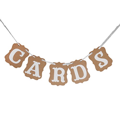 Bunting Wedding Party Banner Garland Photo Props Hanging Decor Cards Sign