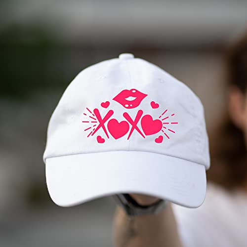 Girafvinyl Neon Pink Heat Transfer Vinyl For Cricut 12 Inch By 10 Feet Hot Pink Htv Iron On Vinyl For T-Shirts, Hats, Clothing,Compatible With Cricut, Cameo, Heat Press Machines, Sublimation,Hot Pink #TOP5