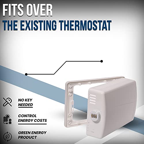 STATGUARDPLUS White Thermostat Guard Pack Of 3