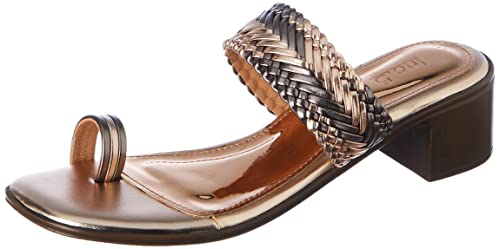 Inc.5 Block Heel Thong Sandal For Women_990145_ROSE GOLD_5_UK (B0BGY6R2X8) Amazon Price History, Amazon Price Tracker