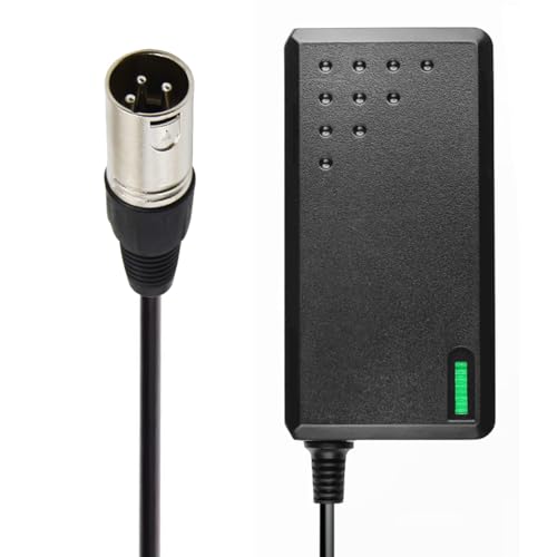 3-Pin XLR Battery Charger for iScooter IX3 IX4 800W 1000W Ridstar Q20 Lite Fat Tire Motor Electric Bike Motorcycle PN: FY1505462000 Ac Dc Adapter Class 2 Power Supply