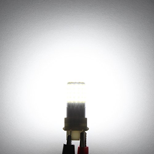 Phinlion 3157 Led Light Bulb Super Bright 3014 72-Smd High Power 3156 3057 3457 4057 4157 3157 Led Bulbs For Backup Reverse Brake Tail Turn Signal Lights, 6000K Xenon White #TOP4
