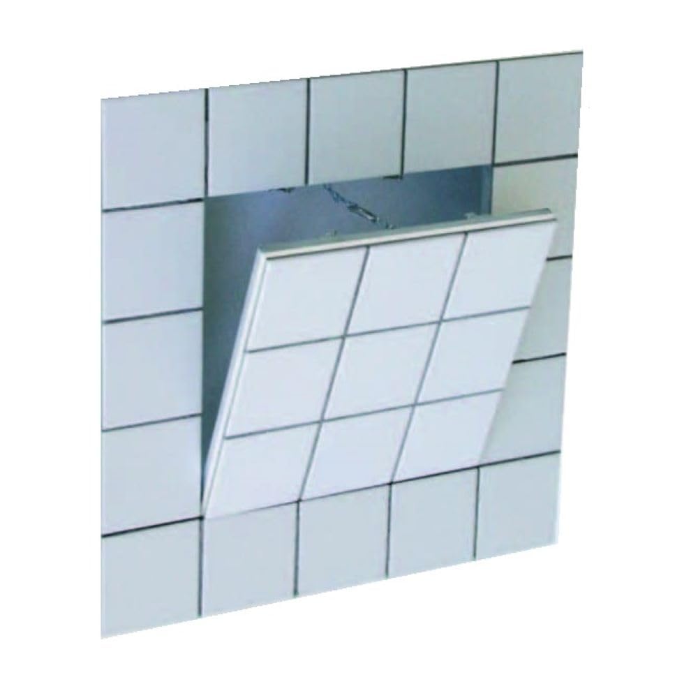 Botole di ispezione piastrellabili per strutture in cartongesso da interno con anta estraibile: per lastre da mm. 12.5 - Per uso interno - Variante piastrellabile con coni (60xh40)
