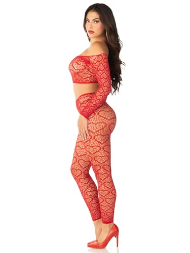 Crop top filet cœur Leg Avenue pour affiner la taille avec confort - 3