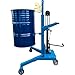 Global Industrial Hydraulic Drum Handler w/Universal Grip & Adjustable Support, 990 Lb. Cap