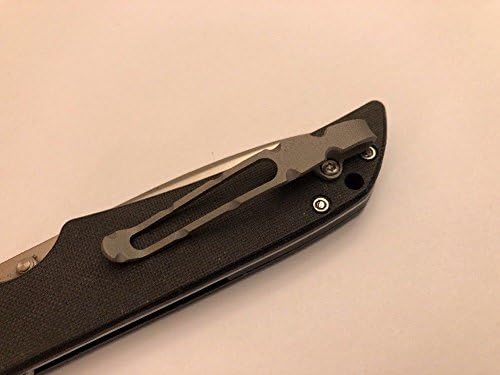 Bead Blast Gray Titanium Deep Pocket Clip For Kershaw Skyline 1760 Tip Up