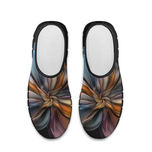 JoyLamoria House Shoes for Women Indoor Outdoor Business Flat Casual Wide Holiday