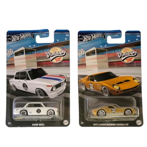 Hot Wheels Vintage Racing Club Set de 2 autos 1:64 miniatura 2