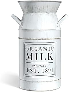 Barnyard Designs Decorative Milk Can Rustic Primitive French Country Home Décor, 28cm x 15.5cm
