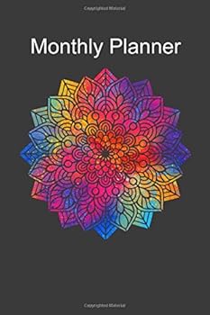 Monthly Planner 2020 : Mandala Water Color Calendar 2020 with Line and Skecth Pages for Note ,recording ,writing ,sketching, for Teens, Girls, Adult