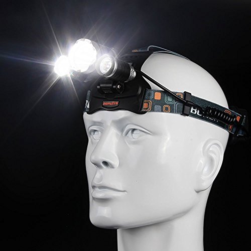 LED Headlamp, 6000 Lumens Max 4 Modes Waterproof Head Flashlight Light Waterproof Flashlight Head Lights for Camping, Hiking, Outdoors - Thumbnail 7