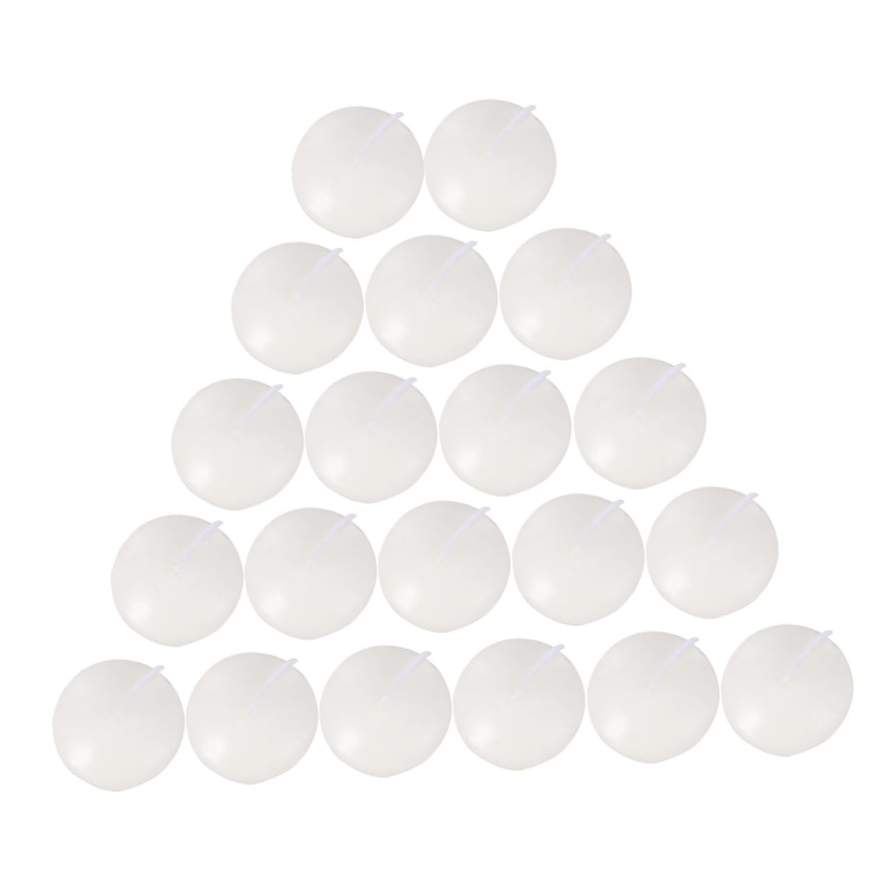 Ciieeo 100pcs Floating Candles for Weddings Parties and Pool Decor Unscented Paraffin Ornamental Disks for Centerpieces Romantic Ambiance and Emergency Lighting