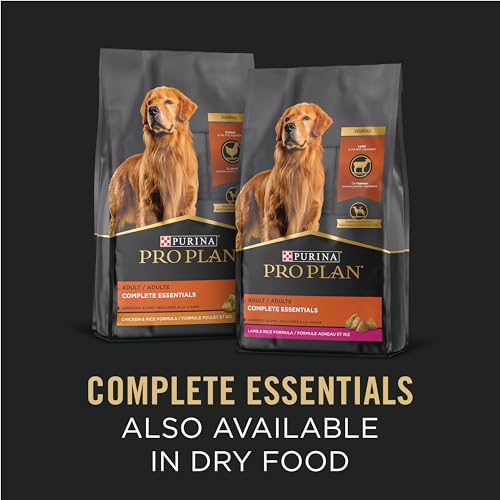 Purina Pro Plan Complete Essentials Wet Dog Food, Entree Variety Pack 2 Flavours - 368 g Can (12 Pack) image 6