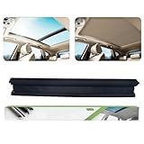 Automotive Panoramic Sunroof Roller Shutter Assembly for BMW X3 G08 Accessories Sunroof Sunshade Front and Rear Parts Universal 2018-2024 Replace # 54109466788(Black