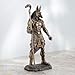 Veronese Design Anubis Holding Cobra Head Scepter Statue