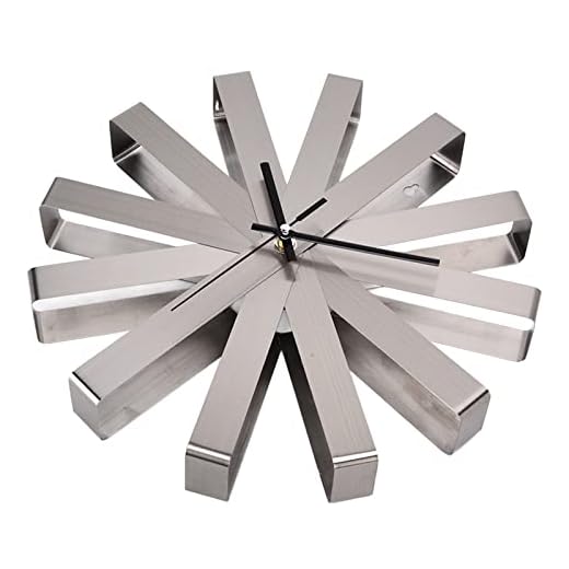 Wall Clock Stainless Steel Silent Modern Decorative Hanging Clock for Bedroom Living Room product