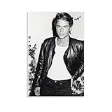 REDCHAMBER Poster sur toile représentant l'acteur américain Rob Lowe des années 1980 (30 x 45 cm)