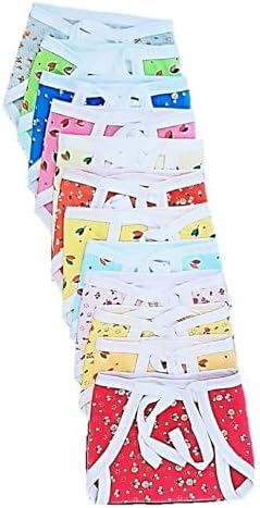 Washable Reusable Multicolour Hosiery Cotton Diapers,Nappy,Langot For New Born Baby (0-6 Months), 10 count