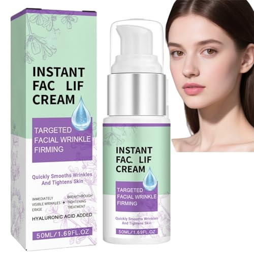 Instant Face Lift Tightening Cream Instant Wrinkle Remover&Deep Wrinkle Filler for Face Best Wrinkle Filler That Works Moisturizing&Hydrating Anti-Aging Firming Cream for Facial&Neck Smooth Fine Lines