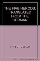 The five Herods: Translated from the German B0007IXYQM Book Cover