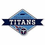 Rico Industries NFL Football Tennessee Titans Diamond Shape Cut Pennant - Home and Living Room Décor - Soft Felt EZ to Hang