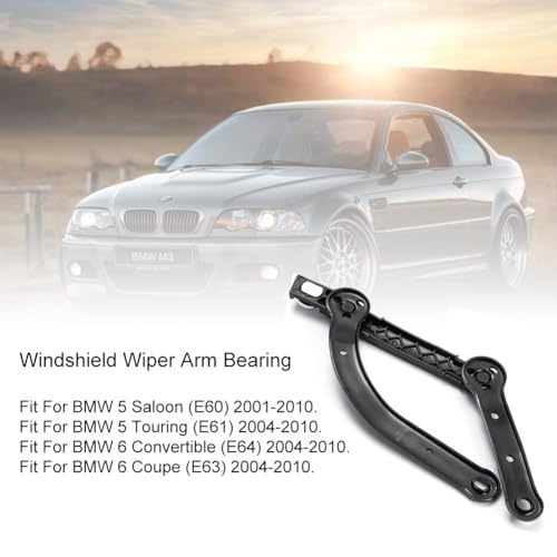 Brazo de limpiaparabrisas con rodamiento de alta precisión 61617185366 para ventanas de BMW E60 E63 4
