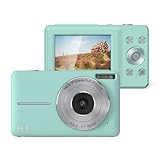 DAUTAI Kids Instant Camera Min, Toddler Camera for Girls Boys Toys, 4400 Watt Pixels 1080P Video 16X Digital Zoom 2.4-Inch IPS Display, Cool Stuff for Birthday,Green