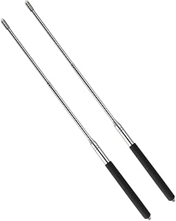 Parliky 2 Pçs Bastão De Ponteiro De Quadro Branco Preto Para Sala De Aula Ponteiro Telescópico Ponteiro De Apresentação Telescópico Ponteiro De Mão Ponteiro De Quadro Branco Caneta