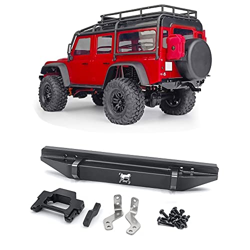 ZuoLan Aluminium-Heckstoßstange für TRX4-M 1/18 RC Crawler Auto-Upgrade-Teile Cover
