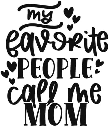 CafePress My Favorite People Call Me Mom Sweet Mother's Day 10" Wall Clock for Livingroom, Kitchen, or Office