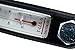 Lenz T-LLG-5 Industrial Fluid Level Gauge - 6.1-Inch Tank Sight Glass with Built-in Thermometer - Polyamide-Coated Hydraulic Oil Level Monitor, 5-Inch Mount, Temperature Range to 212°F, 1/2-13 Thread