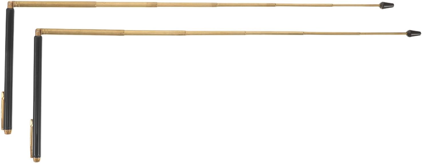 2pcs Stainless Steel Dowsing Rods, Retractable Portable Tool