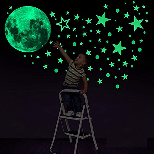 Estrellas y Luna que Brillan en la Oscuridad 893 Piezas miniatura 6