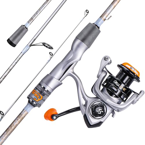Combos de canne à pêche avec graphite Sougayilang moulinet de pêche