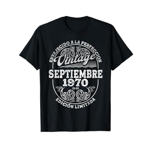 Septiembre 1970 Vintage - 53 Años Regalo Cumpleaños Hombre Camiseta
