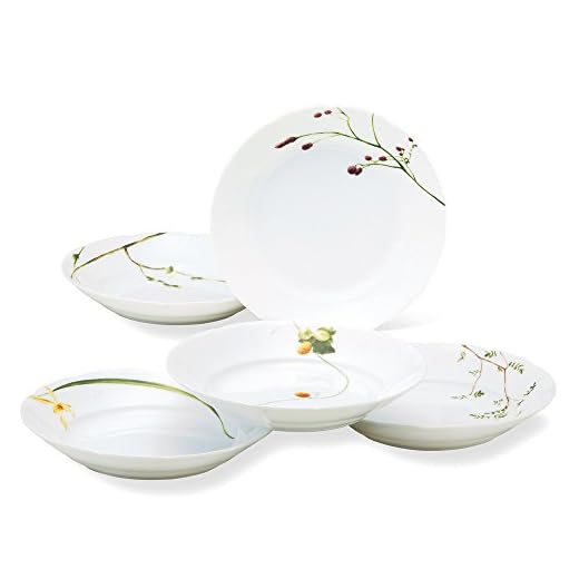 Narumi Sato Hanagoyomi Curry & Pasta dish set (japan import)