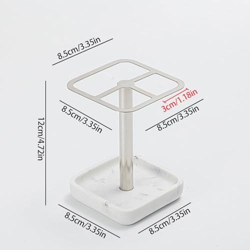 Porte-brosses à dents pour lavabo moderne et ordonné
