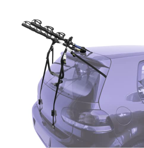 Peruzzo Cruiser Delux 3 Bike Car Carrier Rack Boot Mount Foldable - Max 45kgs