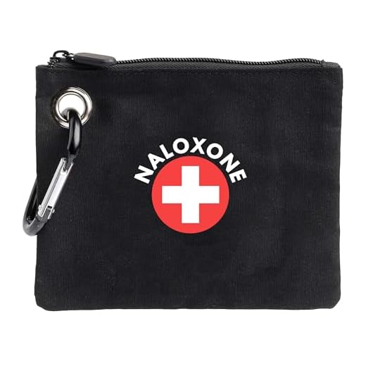Emergency Naloxone Canvas Carrying Bag