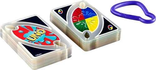 image for Mattel Games ​UNO Splash Card Game for Outdoor Camping, Travel and F