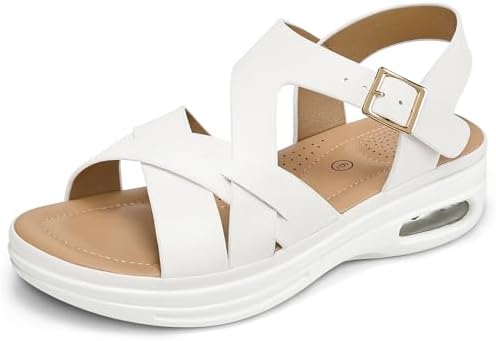 mysoft Women's Walking Sandals Air Cushioned Support