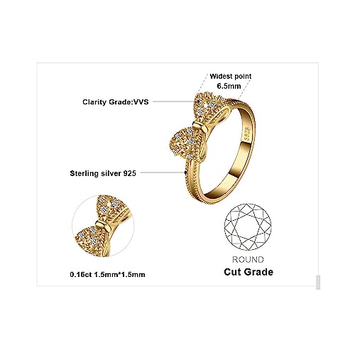 jewelrypalace 14k white yellow rose gold plated 925 sterling silver rings for women cubic zirconia promise rings for her stackable wedding bands rings for women infinity forever love knot ring