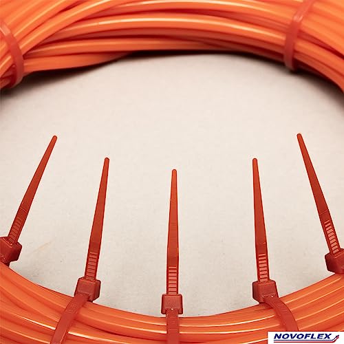 Image of Novoflex CPS 100 ES K (R) ,Cab Lok Nylon Cable Ties 100 x 2.5 mm Colour: Red ,Pack of 1000, 4 Inch, Tensile Strength: 8 KGF / 18 LBS