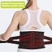 Low Back Pain Relief Adjustable Lumbar Support Brace Belt for Lower Sciatica Spinal Stenosis Scoliosis Elastic Band 360° Men Women Fitness M