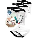Clear Toiletry Bag, TSA Approved, 3-1-1 Compliant, Quart Size, 3-Pack