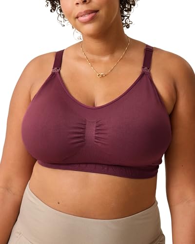 Image of Kindred Bravely Simply Sublime Nursing Bra, Wireless Maternity Bra | Adjustable straps, one hand clip-down cups, removable padding, wire free support, fits wearable pumps for postpartum