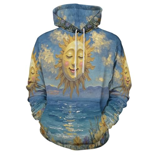 Sweat à capuche 3D soleil pour remplacer les sweatshirts ternes et sans forme