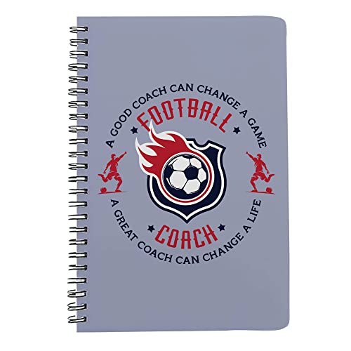 Football Coach Gift, A Good Coach Can Change a Life, Best Coach Gift, Football Game Gift Christmas A5 Notebook, Personal Diary, Blank Diary.